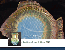 Tablet Screenshot of drydenpottery.com